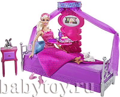 Конструктор «Кровать для кукол типа Barbie»