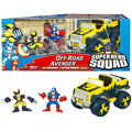 -  : Off-Road Avenger with Wolverine and Captain America