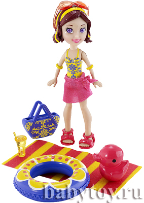 Mattel Polly Pocket Flip    - Lila