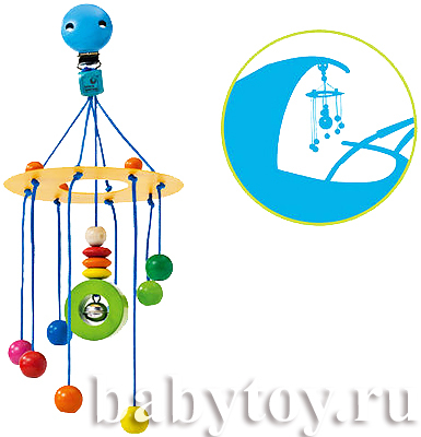 Nattou мини мобиль на завязках Адель и Валентина - ForYourBaby