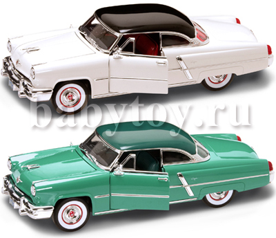 1953 LINCOLN CAPRI (Green / White) 1/18, 2   