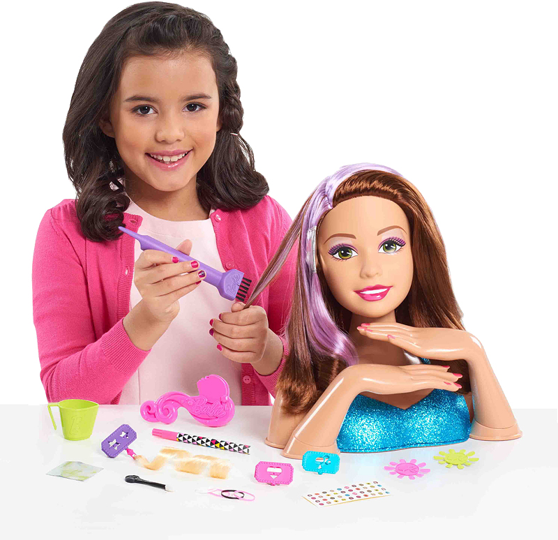 Игровой набор barbie модные прически
